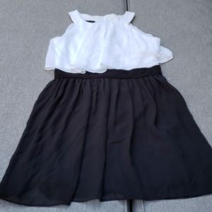 Amy's closet black and white dress